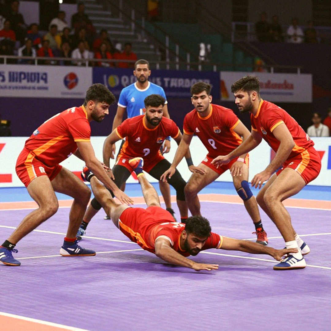 ভারতের ৪৯-২৪: এশিয়ান গেমস কাবাডিতে রেইড-টাচের আধিপত্য, আর জাপানের বোনাস-লাইন নির্ভরতার ফাঁদ